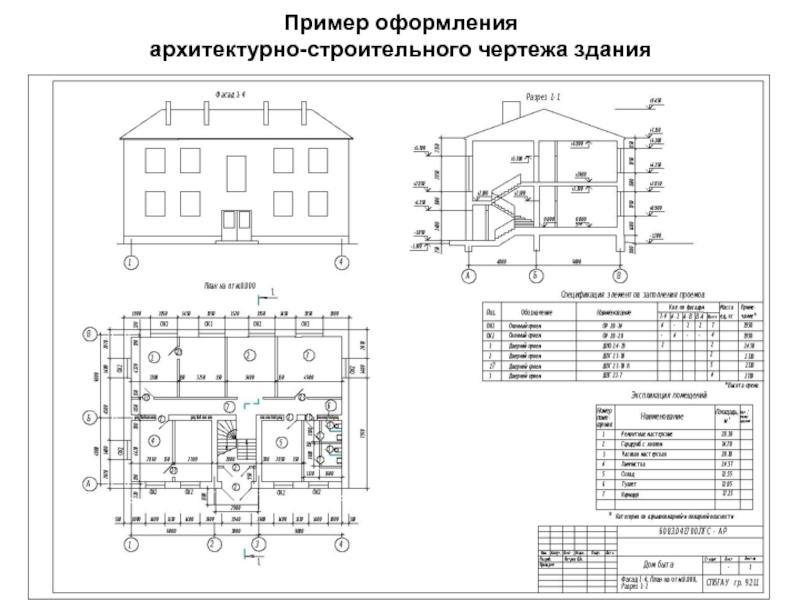 Название объекта на чертеже