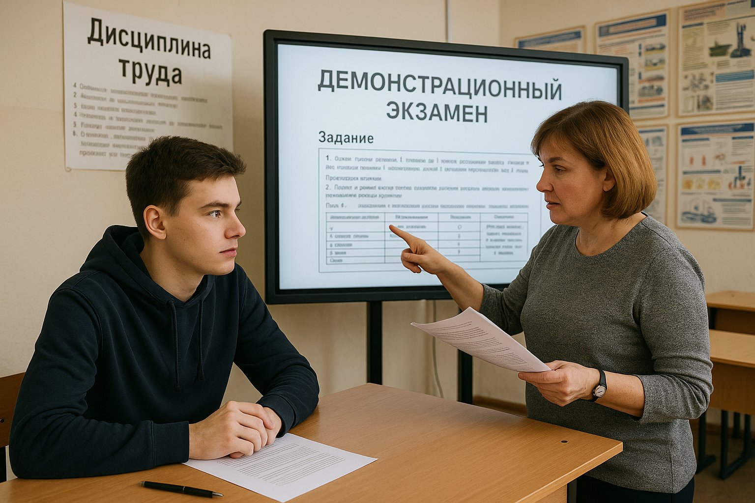 Обсуждение задания демонстрационного экзамена
