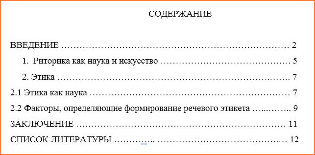 Образец титульного листа доклада для школы 